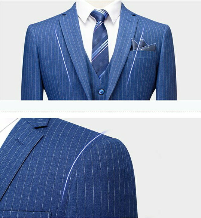 楽天市場 メンズ スーツ ストライプ 結婚式 セットアップ メンズ スリーピーススーツ 3点 リクルート 卒業式 紳士服 リクルート 就職 面接 新入社員 おしゃれ ゆったり 大きいサイズ 2xl 3xl 4xl M L Xl 2xl 3xl 4xl 代引き不可 ストライプブルー サニープライズ 楽天市場 メンズ スーツ ストライプ 結婚式 セットアップ メンズ スリーピーススーツ 3点 リクルート 卒業式 紳士服 リクルート 就職 面接 新入社員 おしゃれ ゆったり 大きいサイズ 2xl 3xl 4xl M L Xl 2xl 3xl 4xl 代引き不可 ストライプブルー サニープライズ