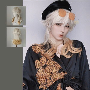 ウィッグ メンズ グラデーションカラー 短髪 かつら 自然 フルウィッグ ショートウィッグ ショートヘア 前髪あり コスプレ cosplay 男装 おしゃれ ナチュラル 耐熱ウィッグ 小顔効果抜群 コス