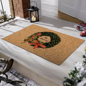 �N���X�}�X �C���e���A �J�[�y�b�g �􂦂� �O�~ �z�� ����~�� �h�� Merry Christmas �h�A�}�b�g ���� ���փ}�b�g �Q�� ���r���O ���� �I�[���V�[�Y�� �t �� �H �~ 40cm×60cm 50cm×80cm 60cm×90cm dt243t2t