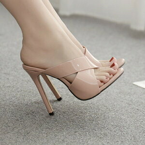 ���f�B�[�X �T���_�� �~���[�� �q�[�� �X�N�G�A�g�D �C ���r �s���q�[�� �q�[��11.5cm �n�C�q�[�� �~���[�� �傫���T�C�Y �I�[�v���g�D �y22.5/23.0/23.5/24.0/24.5�z �x�[�W�� da967y6y6x4