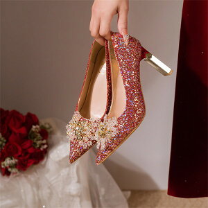 �p���v�X ���� �n�C�q�[�� ���r �L���L�� ������ �ʋ� �p�[�e�B�[ party shoes 8cm�q�[�� ���b�h 22.0-25.0cm ei190z7z7m7