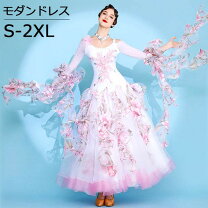 楽天市場】パーティードレス ピンク（サイズ（S/M/L）3L）（社交ダンス 