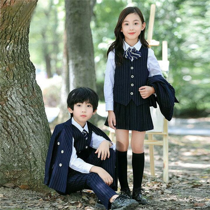 楽天市場】ジュニアスーツ キッズスーツ 韓国風 入学式 子供制服  