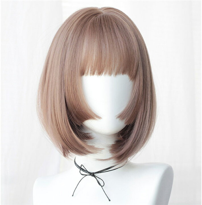 楽天市場】ファッション ボブ 自然なヘアスタイル コスプレ wig かつら  