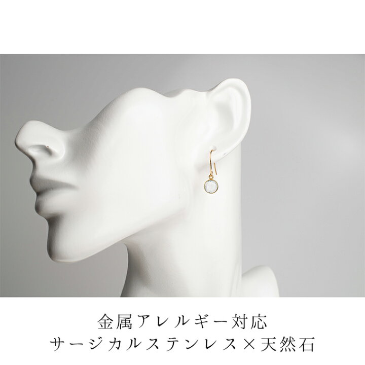 楽天市場】金属アレルギー対応 サージカルステンレスフックピアス 