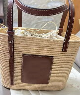全7色 バッグインバッグ LOEWE / ロエベ スクエア バスケットバッグ対応 トートバッグ カゴバッグ ハンド…