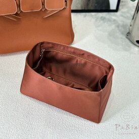 【新作】バッグインバッグ エルメス対応 Hermes Birkin25/30/35対応 高級シルク 軽量 自立 インナーバッグ 仕切り 収納 バッグの中 整理 整頓 通勤 旅行バッグ 防水 アップグレード版 バッグ 内部 底 汚れ防止 PaBin