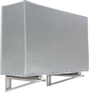 エアコンカバー 室外機 エアコン室外機カバー 雪 冬 防水 大型 ポリエステル 94×40×73cm 86×32×56cm