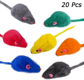 ネズミおもちゃ 20個入 猫用ネズミ おもちゃ 猫 ネズミおもちゃ ペットおもちゃ 猫遊び