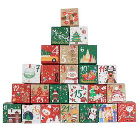 クリスマス アドベント クリスマスカレンダー ペーパーケース クリスマス飾り