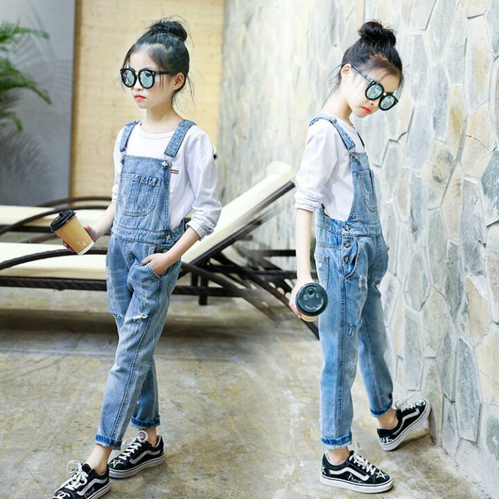 楽天市場 サロペット子供服 キッズ 女の子 オーバーオール ダメージズボン デニム キッズ 子供 ロングパンツ オールインワン 子供服 ジーンズ デニム カジュアル ジュニア 女の子 Sunone Shop 楽天市場 サロペット子供服 キッズ 女の子 オーバーオール ダメージズボン デニム キッズ 子供 ロングパンツ オールインワン 子供服 ジーンズ デニム カジュアル ジュニア 女の子 Sunone Shop