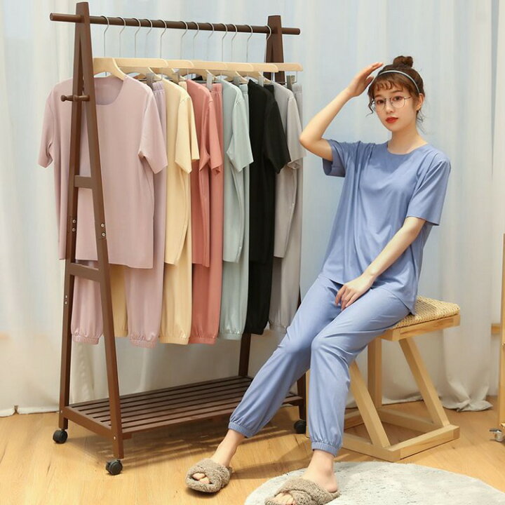 楽天市場 パジャマ レディース 半袖 コットン かわいい 薄手 夏用 部屋着 おしゃれ 可愛い ルームウエア 部屋着 寝巻き ナイトウェア Sunone Shop