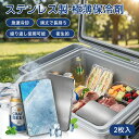 【2点入・クーポンで1枚940円!驚異の保冷力】2026新発売 保冷剤 ステンレス保冷剤 2枚セット ステンレス 長時間 繰り…