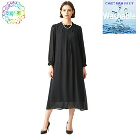 ブラックフォーマルワンピース セレモニーワンピース ブラックフォーマル レディース 演奏会 コンサート衣装 OP452 大きいサイズ ロング 春 夏 秋ブラックフォーマルワンピース ゆったり夏用 黒 喪服 礼服 サマー お通夜 お葬式 法事 お墓参り お盆 【訳あり】