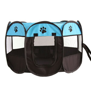 【10月限定 いなば ちゅーる とりささみバラエティ1個14gプレゼント!】折りたたみ 猫ケージ 八角形ペットサークル テント型 メッシュ 室内/屋外 3色 小動物/多頭飼い 軽量 キャリーOK 収納バ