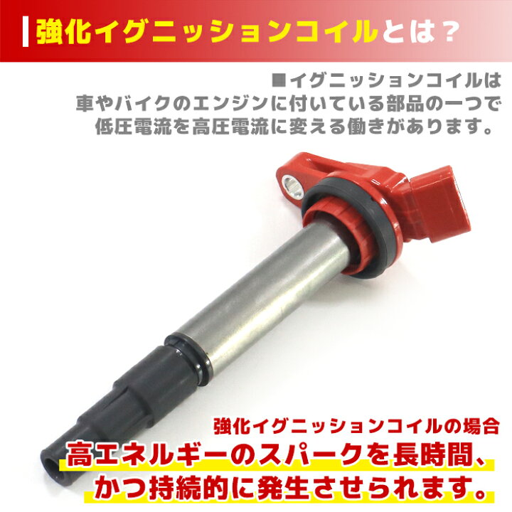 楽天市場】トヨタ プリウスα ZVW41W 強化イグニッションコイル 4本 