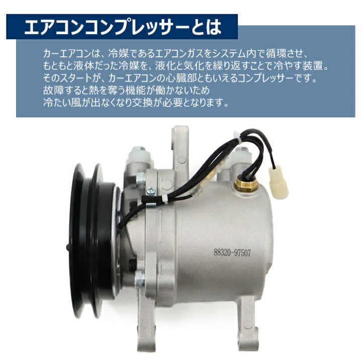 楽天市場】ダイハツ ハイゼットカーゴ S320V S330V エアコン 