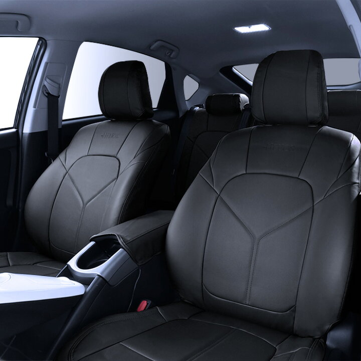 楽天市場】ZVW30系 プリウス 前期 後期 シートカバー ブラック PVC  