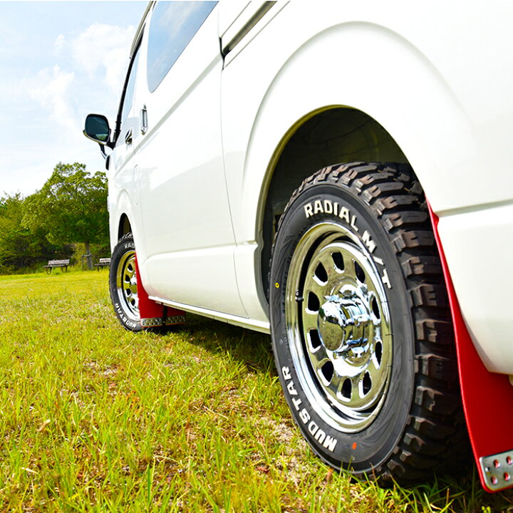 楽天市場】デイトナ 15インチ レッド MUDSTAR 195/80R15 RADIAL M/T 
