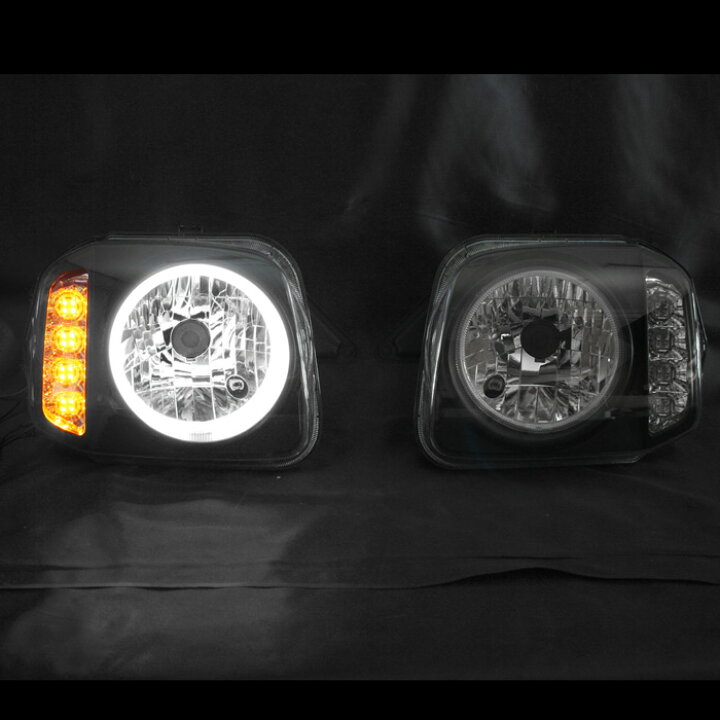 楽天市場】ジムニー JB23W CCFLリング付き LEDウインカー ヘッドライト 