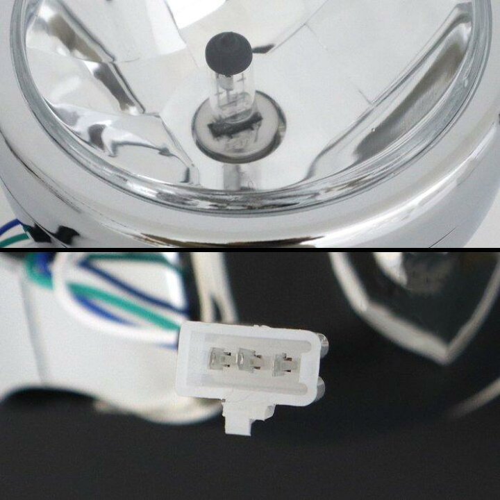 楽天市場】ホンダ GB250クラブマン ヘッドライト メッキ レンズ径130φ 