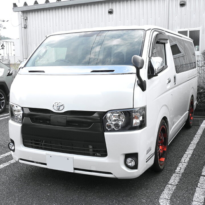 楽天市場】200系 ハイエース 標準車用 メッシュダクト付き メッキ 