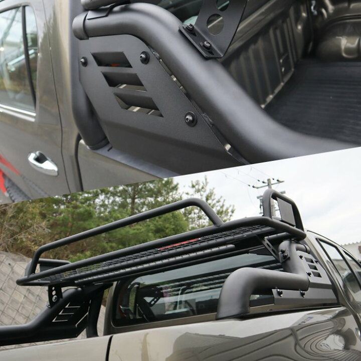 楽天市場】ハイラックス GUN125 前期 後期 荷台 トレイル ロールバー 