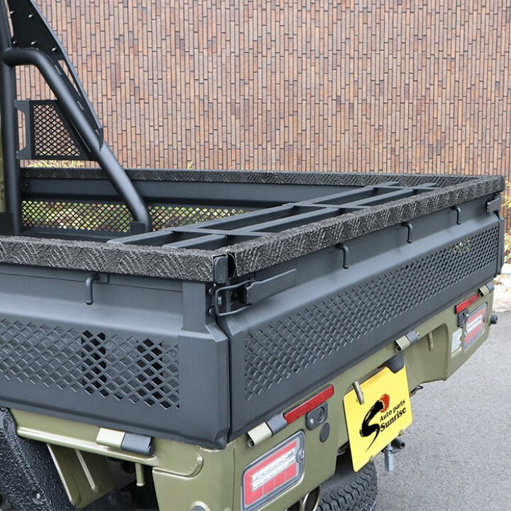 楽天市場】汎用 軽トラ あおり ガード ラプター塗装品 リアゲート 