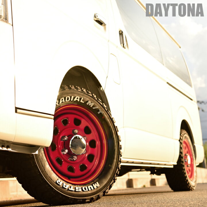 楽天市場】デイトナ 16インチ レッド トーヨータイヤ H20 215/65R16 