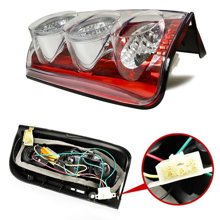 楽天市場】100系 ハイエース バン ワゴン ユーロタイプ LED テール 