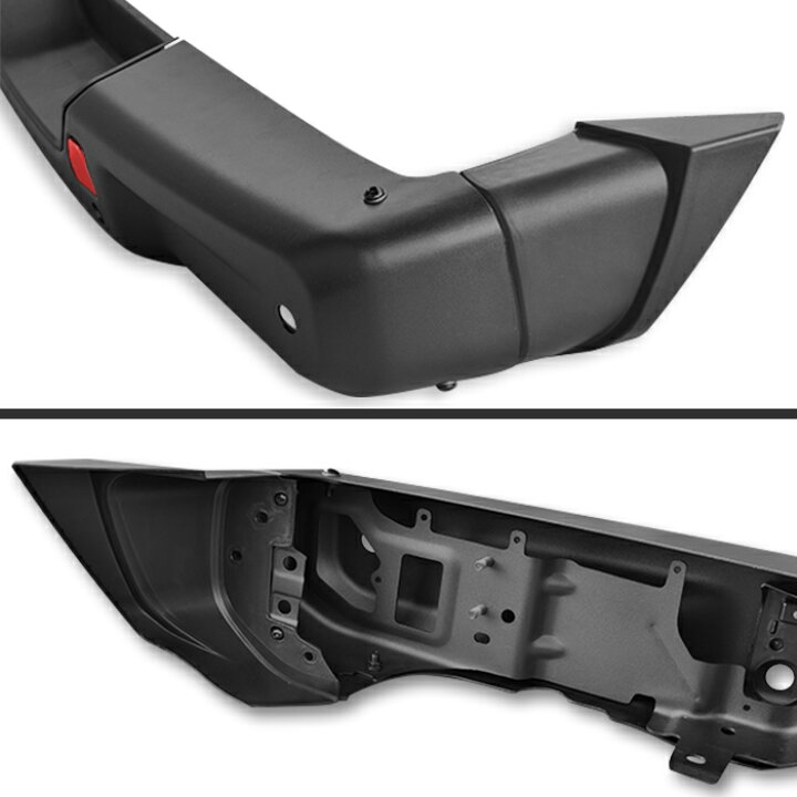 楽天市場】JEEP JL ラングラー US タイプ スチール リア バンパー 