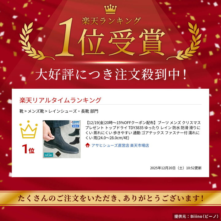 楽天市場】【ポイント15倍☆4/17(金)09:59まで】ブーツ メンズ トップ 