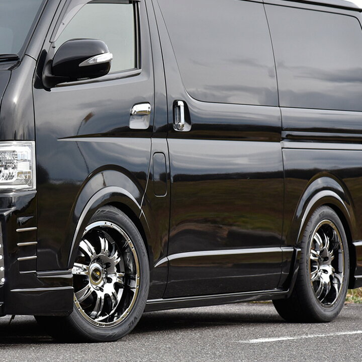 楽天市場】ハイエース 200系 オーバーフェンダーパネル ABS製 6P 1台 