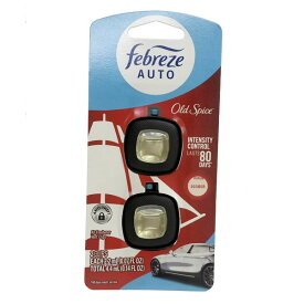 [正規輸入品]P&G オールドスパイス Old spice ファブリーズ　カークリップ 車用消臭剤 0.07oz / 2.2ml 2個