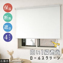 楽天市場】ロールカーテン 遮光 ホワイト 180の通販