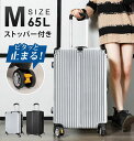 【公式】 スーツケース Mサイズ 4泊-7泊 65L キャリーケース キャリーバッグ 旅行バッグ トランク トランクケース キャスター 軽量 TSAロック ストッパー付き Sunruck サンルック SR-DT065