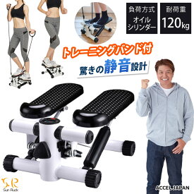 【公式】【芸能人応援商品】 ステッパー フィットネス 静音 トレーニングバンド付属 有酸素運動 計測メーター 室内運動 足踏み エクササイズ 昇降運動 運動 筋トレ 家トレ フットストンパー SunRuck サンルック SR-FT028