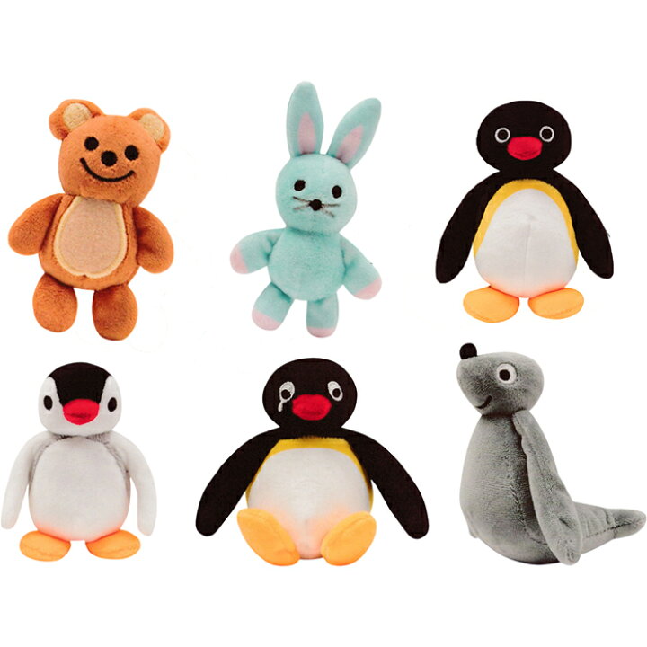 楽天市場】PINGUのぬいぐるみ 【全6種 コンプリート セット  
