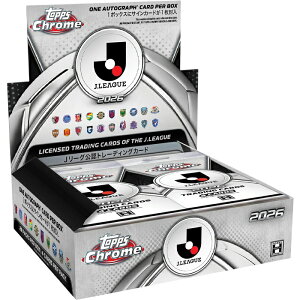 �yBOX�z TOPPS 2026 J LEAGUE CHROME BOX �b�y�\�� 2026/10/30�z���׎���o�ׁb �V�������N�t�� ���J�� �{�b�N�X �g�b�v�X �T�b�J�[ �X�|�[�c�g���J