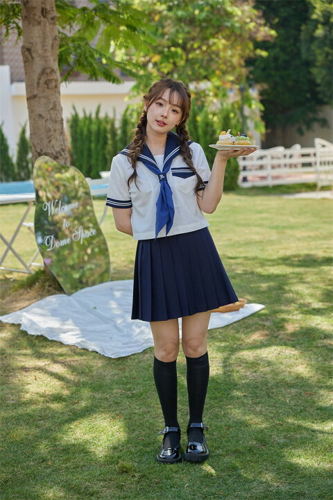 楽天市場】セーラー服 ハロウィン コスプレ学生服 夏S～XXLサイズ 上下  
