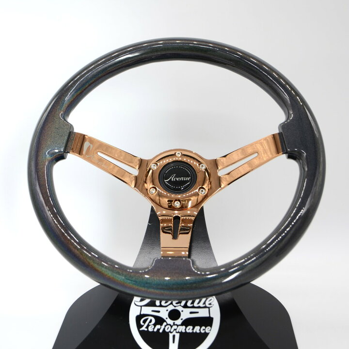 AvenuePerformance 350mm ステアリングマジョーラUSDM のけぞり