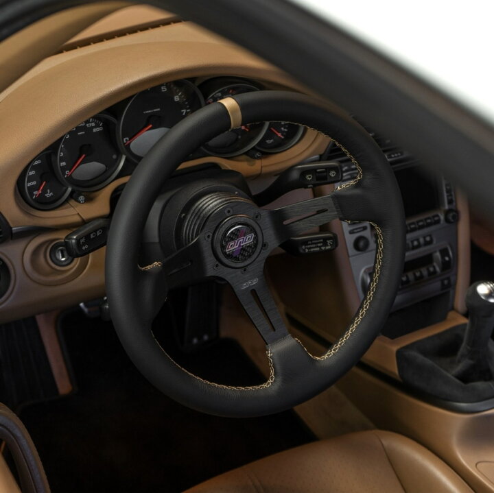 楽天市場】DND Performance Interior Race レザー タンステッチ 350mm 