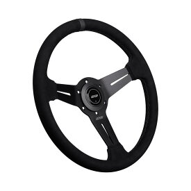 DND Performance Interior　Race　アルカンターラ　ブラックステッチ　330mm　33φ　30mmディープ　コンパクトレース　USDM　ハンドル　ステアリング　ドリフト　サーキット
