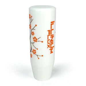 ILLINIUM FLUX�@White Hand Painted Sakura Blossom Knob �z���C�g�@�I�����W�@���@�T�N���C���j�E���t���b�N�X�@�V�t�g�m�u�@USDM8x1.25 10x1.25 10x1.5 12x1.25 12x1.5 12x1.75