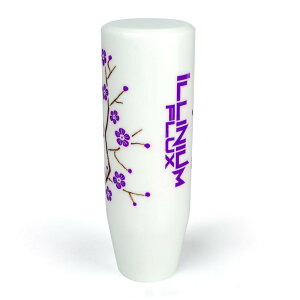 ILLINIUM FLUX�@White Hand Painted Sakura Blossom Knob �z���C�g�@�p�[�v���@���@�T�N���C���j�E���t���b�N�X�@�V�t�g�m�u�@USDM8x1.25 10x1.25 10x1.5 12x1.25 12x1.5 12x1.75