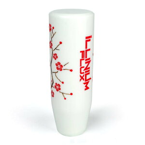 ILLINIUM FLUX�@White Hand Painted Sakura Blossom Knob �z���C�g�@���b�h�@���@�T�N���C���j�E���t���b�N�X�@�V�t�g�m�u�@USDM8x1.25 10x1.25 10x1.5 12x1.25 12x1.5 12x1.75