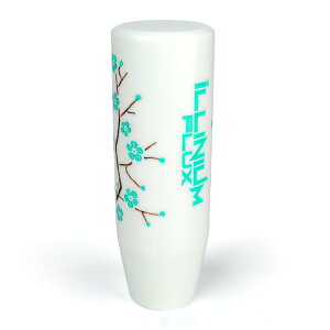 ILLINIUM FLUX�@White Hand Painted Sakura Blossom Knob �z���C�g�@�~���e�B�@�e�B�[���@���@�T�N���@TEAL�@�e�B�t�@�j�[�u���[�C���j�E���t���b�N�X�@�V�t�g�m�u�@USDM8x1.25 10x1.25 10x1.5 12x1.25 12x1.5 12x1.75
