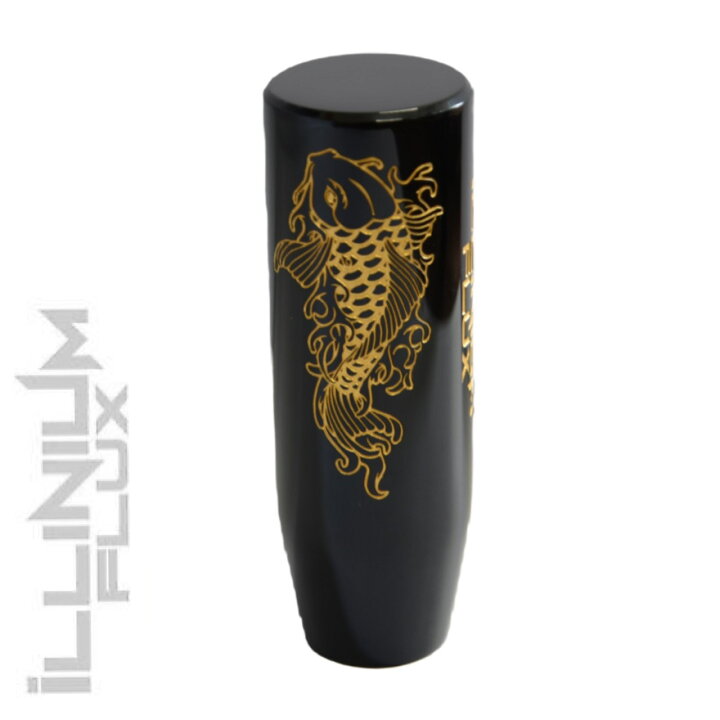 楽天市場】ILLINIUM FLUXKoi Fish Knob ブラック ゴールドイリニウム  