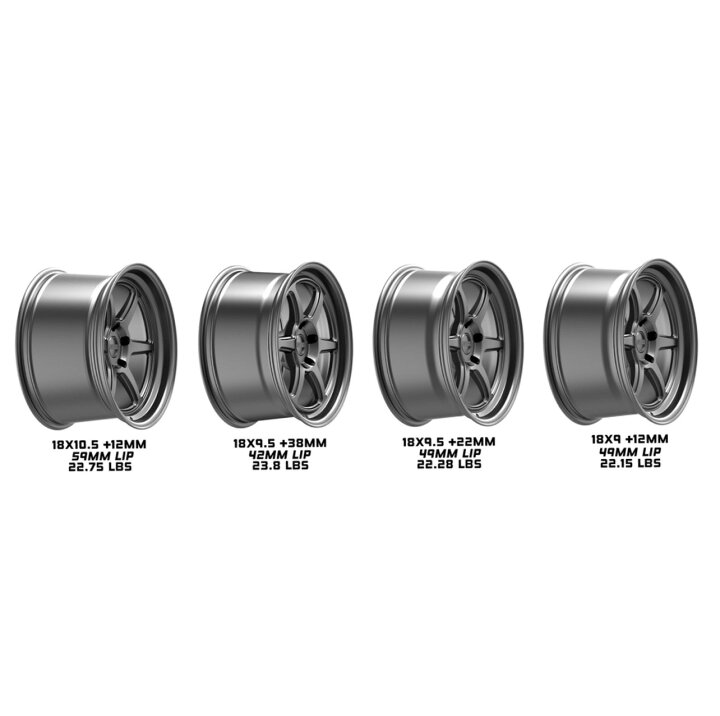 楽天市場】KANSEI WHEELS ROKU ロク クローム 1本 18 インチ 9J 9.5J 