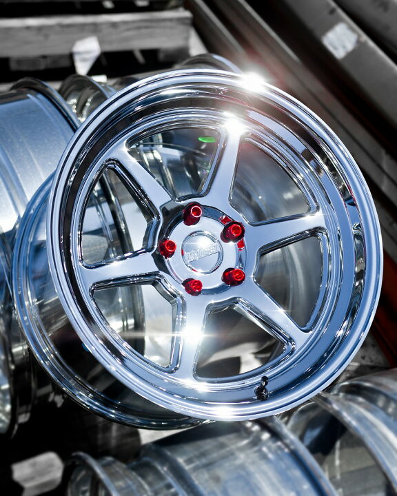 楽天市場】KANSEI WHEELS ROKU ロク クローム 1本 18 インチ 9J 9.5J 